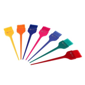 7 шт., набор кистей для тонирования салонного отбеливателя с конической ручкой, L-гребень