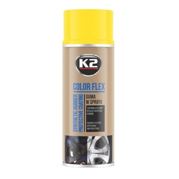 K2 COLOR FLEX GUMA W SPRAYU ŻÓŁTY 400ML