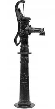 POMPA ABISYNKA +PODSTAWA CZARNA OZDOBNA OGRODOWA CZARNA DELUX WYSOKA JAKOŚĆ