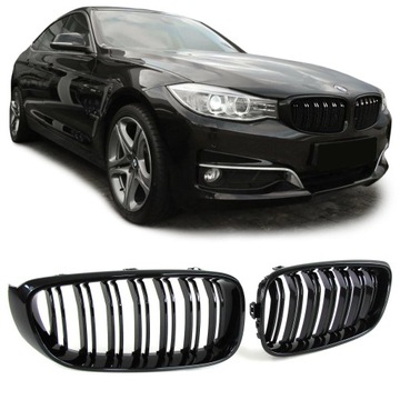 GRILL NERKI ATRAPA BMW F34 CZARNY POŁYSK TOURISMO