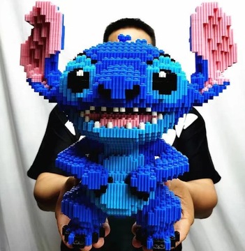 STITCH FIGURKA DISNEY 5600 KLOCKÓW OGROMNA