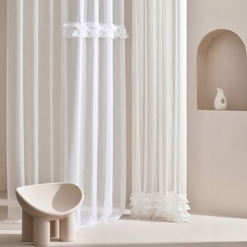 Шторы для гостиной 300х250 Готовые шторы с лентой-лягушкой-тоннелем Комната99 УЗОРЫ