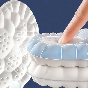 WKŁADKI DO BUTÓW AMORTYZUJĄCE MIĘKKIE NA BOLĄCE STOPY LEKKIE PIANKOWE 41-42