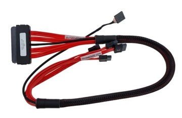 NOWY KABEL SAS SFF-8484 32PIN - 4x SATA 7PIN