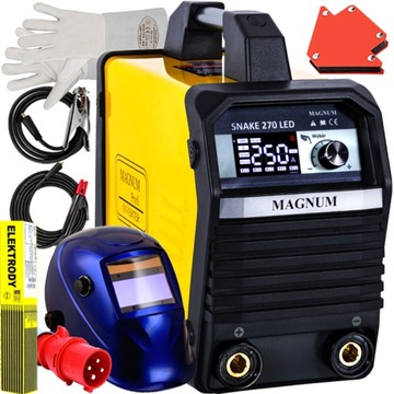 SPAWARKA MMA MAGNUM SNAKE 270 LED 400V TIG 30-250A