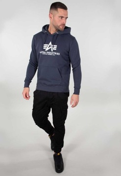 Mikina Alpha Industries Basic Hoody navy XL