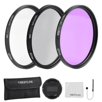 Набор фильтров для линз VBESTLIFE 3 в 1 UV CPL