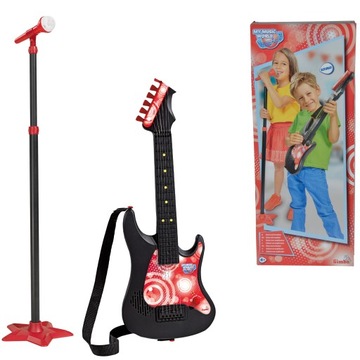 SMOBY gitara z mkrofonem na statywie