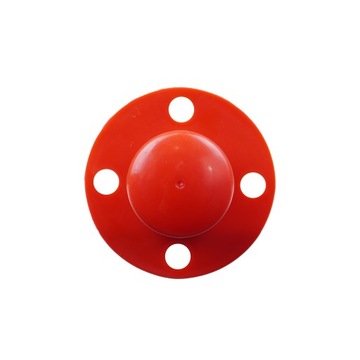 Столб для забора, пост предупреждения, ОТРАЖАЮЩИЙ, 88 см