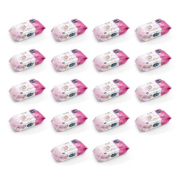 COLOTIS ROSE CHUSTECZKI NAWILŻANE RÓŻA 120 szt