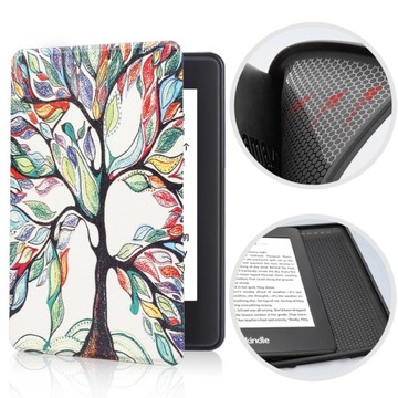 Etui do Kindle Paperwhite 1/2/3 silikonowy tył 08 Colorful Tree