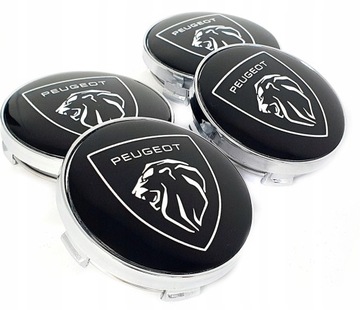 PEUGEOT DEKIELKI ZNACZKI KAPSLE DO ALUFELG 60mm/56mm