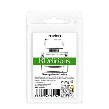 B' DELICIOUS perfumowany wosk zapach do kominka