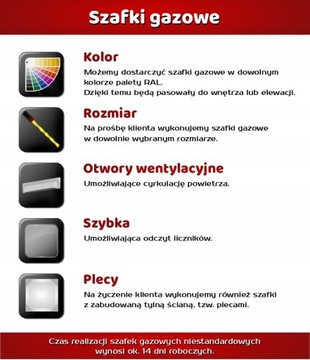 Газовый шкаф-ящик 60х60х25см антрацит