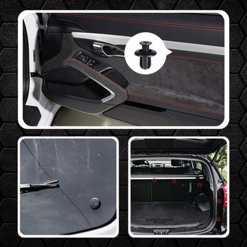 ЗАЖИМЫ, ШПИЛЬКИ, АВТОМОБИЛЬНЫЕ ЗАЖИМЫ ДЛЯ ОБИВКИ АВТОМОБИЛЯ