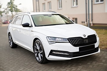 Skoda Superb III Kombi Facelifting 2.0 TDI SCR 200KM 2021 SPORTLINE __ 200KM__ BIAŁA PERŁA, zdjęcie 15