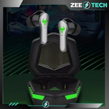 SŁUCHAWKI BEZPRZEWODOWE DOUSZNE Z MIKROFONEM BLUETOOTH SPORTOWE GAMINGOWE