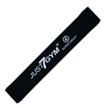 GUMA MINI BAND DO ĆWICZEŃ FITNESS JUST7GYM 0.4 MM