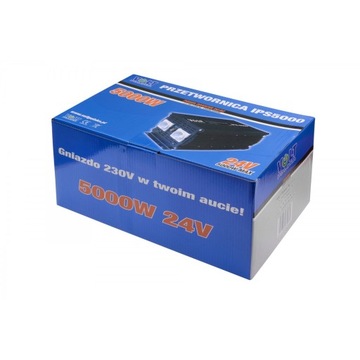 АВТОМОБИЛЬНЫЙ КОНВЕРТЕР TIR 24В 230В 2500Вт 5000Вт VOLT POLSKA TIR + USB