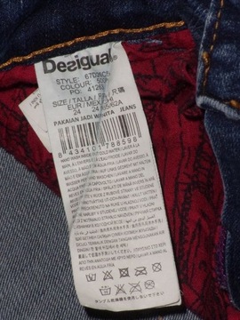 DESIGUAL spodnie jeans rozmiar 24 XS