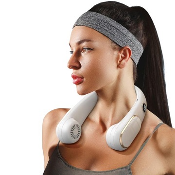 МИНИ-ВЕНТИЛЯТОР ПОРТАТИВНЫЙ ВЕНТИЛЯТОР USB ПОДВЕСНЫЕ НАУШНИКИ БЕЗ ЛИСТЕЙ МОЩНЫЕ