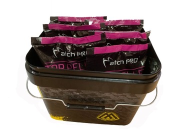 МИКРО ПЕЛЛЕТЫ ДЛЯ МЕТОДА MATCHPRO 6 ШТ + ВЕДРО МИКАДО 10 Л