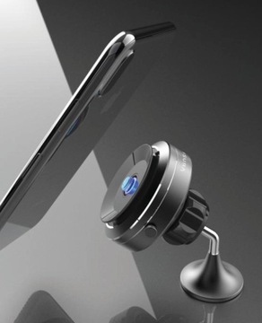 MA05-Держатель для телефона с присоской и QC3.0-ЧЕРНЫЙ