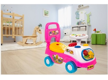 Большая игровая машина класса люкс 3 в 1 со звуками и ходунками