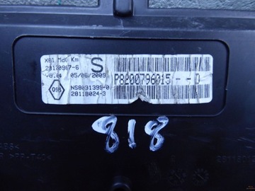 BUDÍKY PŘÍSTROJOVÁ DESKA RENAULT KANGOO II 8200796015D