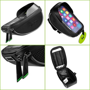 SAKWA ROWEROWA UCHWYT NA KIEROWNICE ETUI NA TELEFON WODOODPORNA VAYOX