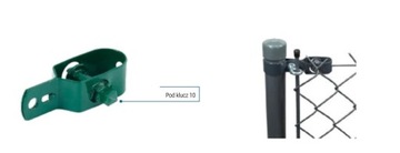 NAPINACZ DO DRUTU KOLOR BRĄZOWY