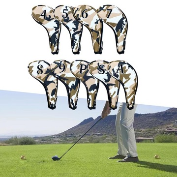 Покрытие на голову клюшки для гольфа с нашивками из