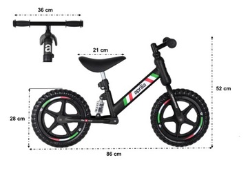 Беговел APRILIA со СВЕРХЛЕГКИМ АМОРТИЗАТОРОМ