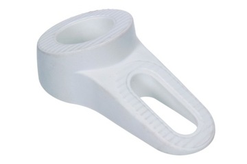 Klin do drzwi biały gumowy 22B 120x32 mm