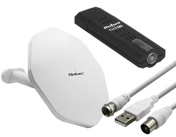 АВТОМОБИЛЬНЫЙ КОМПЛЕКТ DVB-T2 USB-ТЮНЕР + АНТЕННЫЙ КАБЕЛЬ
