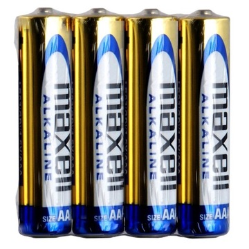 4 x bateria alkaliczna Maxell LR6/AA folia