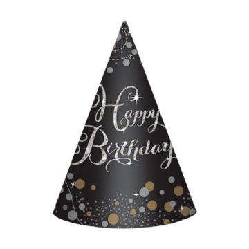 Шапочки На день народження Happy Birthday Вечірка 8 шт.