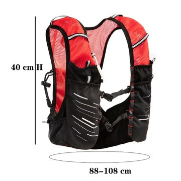 Kamizelka nawadniająca dla mężczyzn i kobiet, plecak na wodę do biegania, ultralekka torba nawadniająca