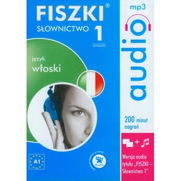 Fiszki Audio Włoskie Słownictwo 1 - MP3 poziom A1 - 200 minut nagrań