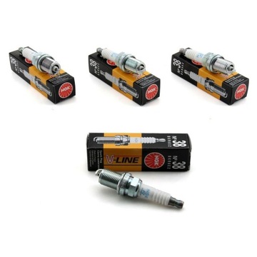 4X ŚWIECA ZAPŁONOWA NGK 6717 V-LINE 38