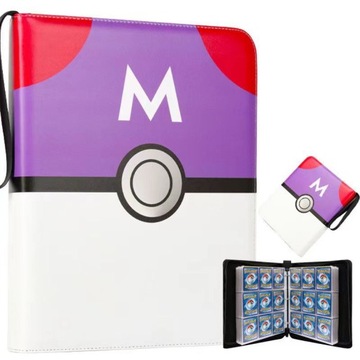 ALBUM segregator na 900 KART POKEMON z uchwytem