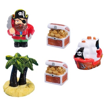 ПИРАТСКИЕ УКРАШЕНИЯ ДЕКОРАТИВНЫЕ МОДЕЛИ МИНИАТЮРНЫЕ ФИГУРКИ