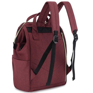 Женский школьный рюкзак Himawari 9001 USB, бордовый