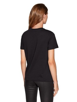 CALVIN KLEIN T-SHIRT - KOSZULKA CZARNA DAMSKA L