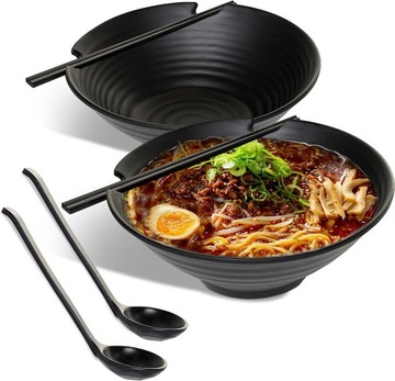 ZESTAW MISEK DO RAMEN ZUPY X2 JAPOŃSKI DLA 2 OSÓB