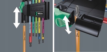 Шестигранные ключи WERA TORX, намагничиватель, 9 шт.