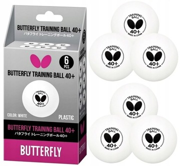 6x Białe PIŁECZKI do Tenisa Stołowego Ping Ponga SOLIDNE