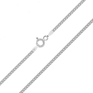 ŁAŃCUSZEK PANCERKA SREBRNA PR.925 - GR.1,2MM - 60CM