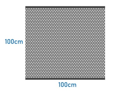 Blacha zwykła perforowana gr. 1 mm RV 2-3 100x100cm