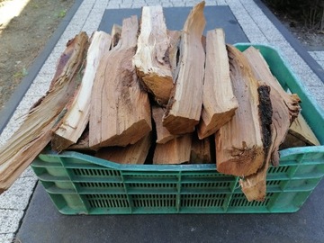 Drewno na ognisko do wędzenia kominka Olcha 60 litrów